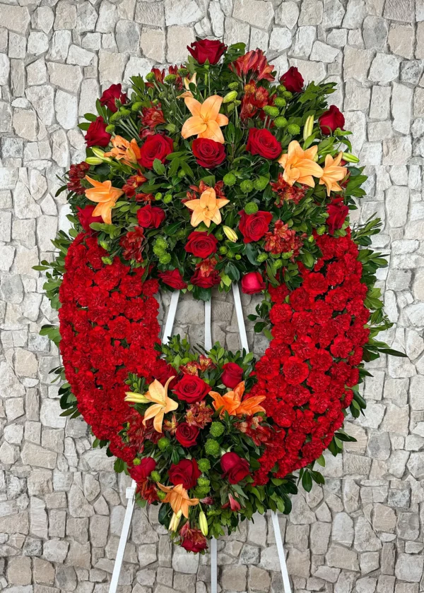 Corona de flores Beires