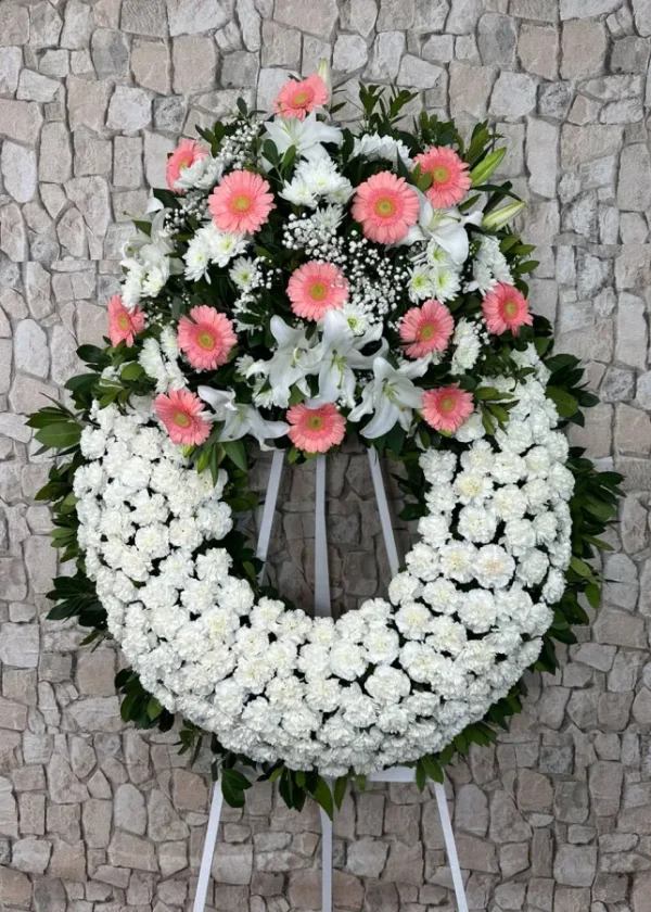 Corona de flores Santaella